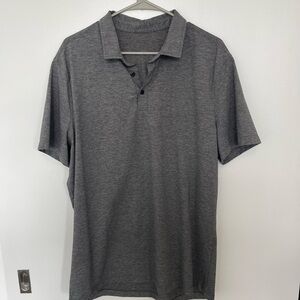 Lululemon Gray Polo Shirt